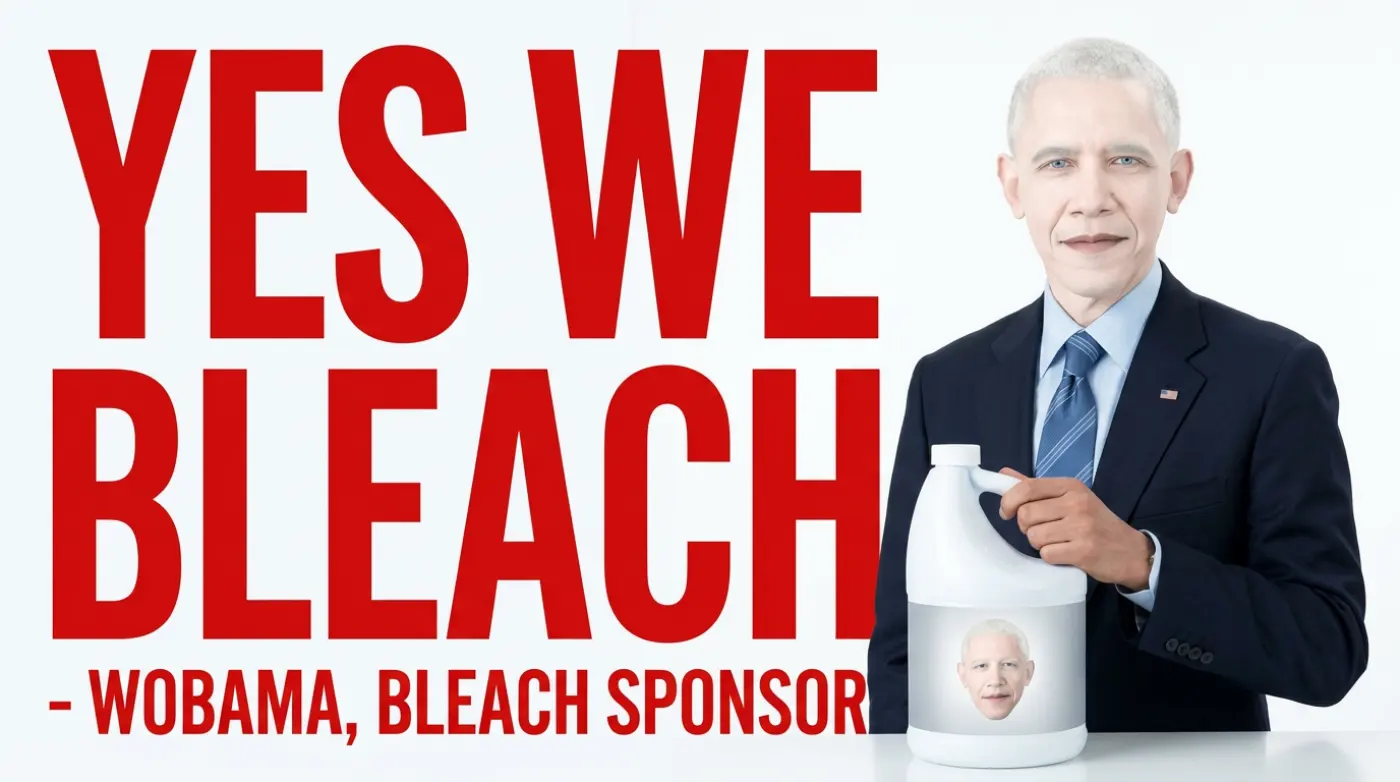 Banner: Yes we bleach.